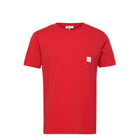 Square Pocket T-Shirt T-shirts Short-sleeved Punainen Makia
