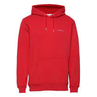 Trim Hooded Sweatshirt Huppari Punainen Makia