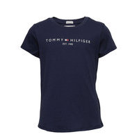 Essential Tee S/S T-shirts Short-sleeved Sininen Tommy Hilfiger