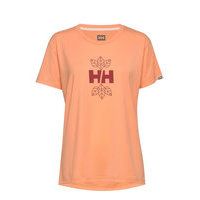 W Skog Graphic Tee T-shirts & Tops Short-sleeved Oranssi Helly Hansen