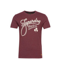 Ss Workwear Graphic Tee 185 T-shirts Short-sleeved Punainen Superdry