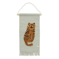 Tiger Wallhanger Home Kids Decor Wall Decors Vihreä OYOY Living Design