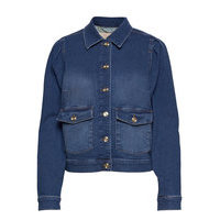 Aiden Puff Jacket Farkkutakki Denimtakki Sininen MOS MOSH