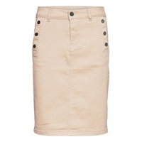 Frlomax 3 Skirt Lyhyt Hame Beige Fransa