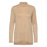 Cozy Ribbed Tunic Kilpikonnakaulus Poolopaita Beige Banana Republic