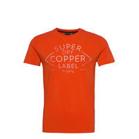 Ss Workwear Graphic Tee 185 T-shirts Short-sleeved Oranssi Superdry