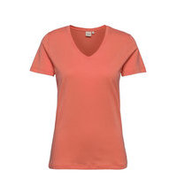 Naia T-Shirt T-shirts & Tops Short-sleeved Punainen Cream