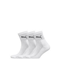 Puma Short Crew 3p Unisex Underwear Socks Regular Socks Valkoinen PUMA