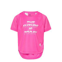 Xfg Primeblue Aeroready T-Shirt T-shirts Short-sleeved Vaaleanpunainen Adidas Performance, adidas Performance