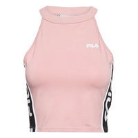 Women Tama Cropped Top T-shirts & Tops Sleeveless Vaaleanpunainen FILA