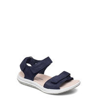 Helle Metallic Shoes Summer Shoes Sandals Sininen Viking