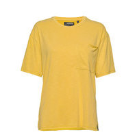Canyon Essential Pocket Tee T-shirts & Tops Short-sleeved Keltainen Superdry