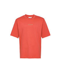 Rib Detail T-Shirt T-shirts Short-sleeved Oranssi Adidas Originals, adidas Originals