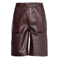 Malgosia L Shorts Leather Shorts Ruskea Tiger Of Sweden, Tiger of Sweden