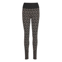 Aurora Monogram Leggings Leggingsit Musta Wolford