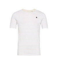 Korpaz Stripe Gr Slim R T SS T-shirts Short-sleeved Valkoinen G-star RAW