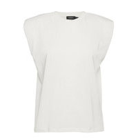 Sleryka Padded T-Shirt T-shirts & Tops Sleeveless Valkoinen Soaked In Luxury, Soaked in Luxury