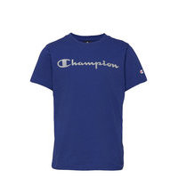 Crewneck T-Shirt T-shirts Short-sleeved Sininen Champion