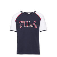 Kids Girls Stella Raglan Tee T-shirts Short-sleeved Monivärinen/Kuvioitu FILA