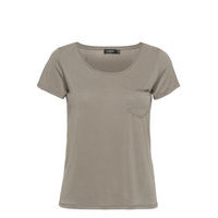 Slcolumbine Tee T-shirts & Tops Short-sleeved Harmaa Soaked In Luxury, Soaked in Luxury