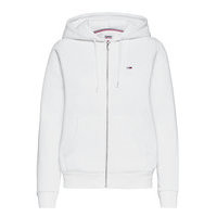 Tjw Regular Hoodie Zip Through Huppari Valkoinen Tommy Jeans