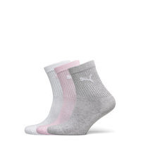 Puma Junior Crew Sock 3p Socks & Tights Socks Vaaleanpunainen PUMA