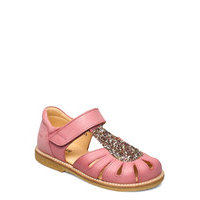 Sandals - Flat - Closed Toe - Shoes Summer Shoes Sandals Vaaleanpunainen ANGULUS