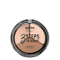 3 Steps To Sculpt Face Sculpting Palette Contouring Varjostus Meikki NYX PROFESSIONAL MAKEUP