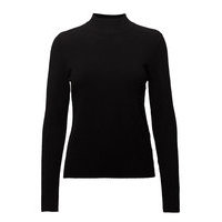 Viril L/S Turtleneck Knit Top- Kilpikonnakaulus Poolopaita Musta Vila