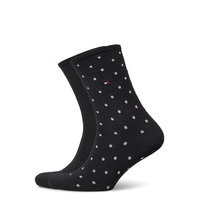 Th Women Sock Dot 2p Lingerie Socks Regular Socks Musta Tommy Hilfiger