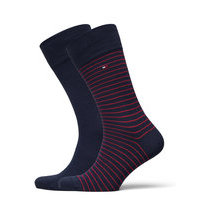 Th Men Small Stripe Sock 2p Underwear Socks Regular Socks Sininen Tommy Hilfiger