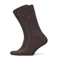 Th Men Small Stripe Sock 2p Underwear Socks Regular Socks Musta Tommy Hilfiger