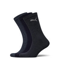 Puma Crew Sock Light 3p Underwear Socks Regular Socks Sininen PUMA