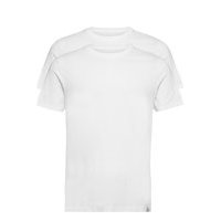 Ss 2 Pack Tee T-shirts Short-sleeved Valkoinen Wrangler