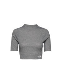 W Vyrtue S/S Crop Crop Tops Harmaa The North Face