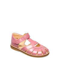 Sandal With Heart Detail Shoes Summer Shoes Sandals Vaaleanpunainen ANGULUS