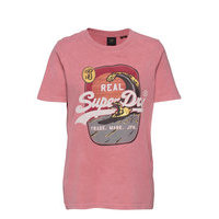 Vl Itago Tee T-shirts & Tops Short-sleeved Vaaleanpunainen Superdry