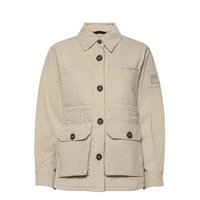 W. Utility Jacket Outerwear Jackets Utility Jackets Beige Svea