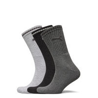 Puma Crew Sock Stripe 3p Underwear Socks Regular Socks Harmaa PUMA