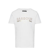 B.Intl Drifting Tee T-shirts Short-sleeved Valkoinen Barbour