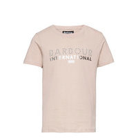 B.Intl Drifting Tee T-shirts Short-sleeved Vaaleanpunainen Barbour