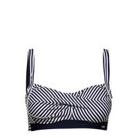 Brighton, Twisted Soft Bra Swimwear Bikinis Bikini Tops Wired Bikinitops Sininen Abecita