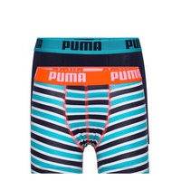 Puma Boys Basic Boxer Printed Strip Alushousut Sininen PUMA