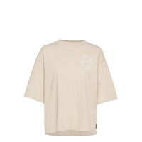 Classic Linen Blend Tee With Small Print T-shirts & Tops Short-sleeved Kermanvärinen Scotch & Soda