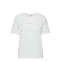 Slfmina Ss O-Neck Tee M T-shirts & Tops Short-sleeved Valkoinen Selected Femme