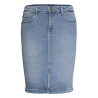 Pencil Skirt Polvipituinen Hame Sininen Lee Jeans