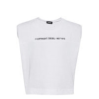 Tfelix T-Shirt T-shirts Sleeveless Valkoinen Diesel