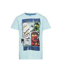 M12010095 - T-Shirt Ss T-shirts Short-sleeved Sininen Lego Wear, Lego wear