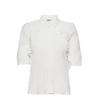 Nucalvina S/S Shirt Lyhythihainen Paita Valkoinen Nümph