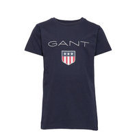 Gant Shield Ss T-Shirt T-shirts Short-sleeved Sininen GANT